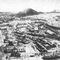 Vorkuta with the main shaft of the coal mine surrounded by the barracks of the former camp, 1954 image
